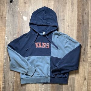 Vans Woman’s Navy and Slate Patchwork Hoodie